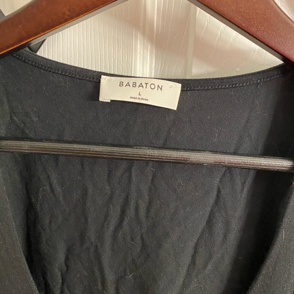 Babaton jeronimo cropped tie front tank large - Picture 3 of 3